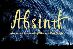 Absinth Font Review: A Van Gogh Inspired Script