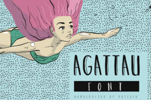 Agattau: A Hand-Drawn Sans Serif Font for Editorial Design
