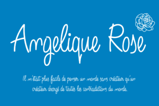 Angelique Rose: The Handwritten Font for Authentic Branding