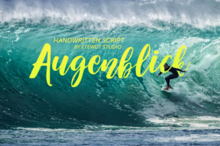 Augenblick: A Smooth Handwritten Font for Editorial Design