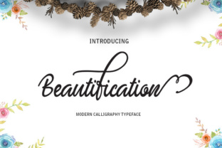 Beautification Typeface for Modern Web Design