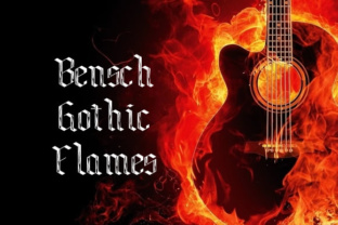 Bensch Gothic Flames: A Bold Decorative Font for Editors