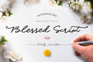Blessed Script: A Modern Typeface for Campaign Design