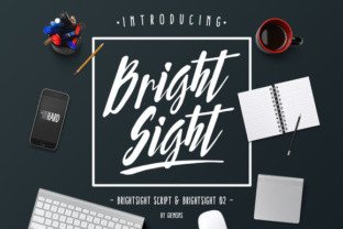 Bright Sight Font Review: A Dynamic Script for Logos