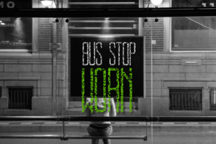 Bus Stop Worn: A Decorative Font for Authentic Branding
