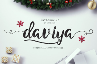 Daviya: The Bold Hand-Inked Font for Makers