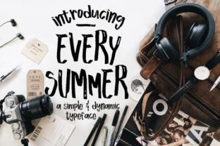 Every Summer Font: A Fresh Typeface for Small Business Branding