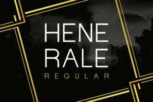 Henerale Regular: A Modern Typeface for Editorial Design