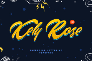 Kely Rose: A Tropical Script Handwritten Font for Makers