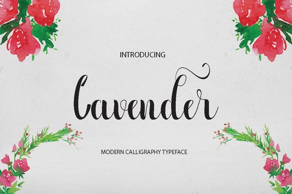 Lavender Script Font Review for Romantic Branding
