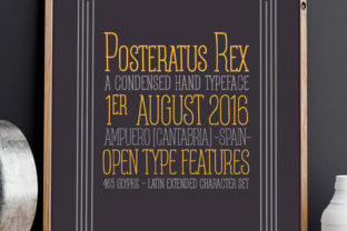 Posteratus Rex: A Condensed Serif for Editorial Impact