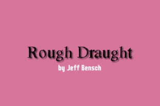 Rough Draught: A Decorative Font for Editorial Design