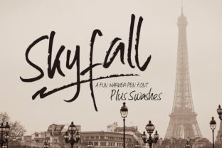 Skyfall Font: A Quirky Script for Modern Web Design