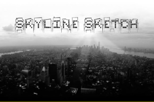Skyline Sketch: A Decorative Font for Handmade Brands