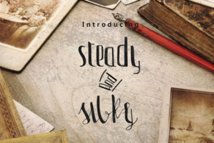 Steady Silky: A Handmade Script Font for Elegant Branding