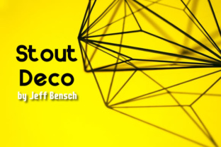 Stout Deco: A Bold Sans Serif Font for Makers