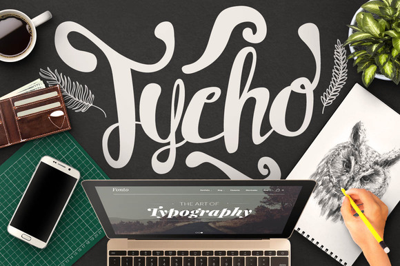 Tycho: The Perfect Hand-Drawn Font for Crafters