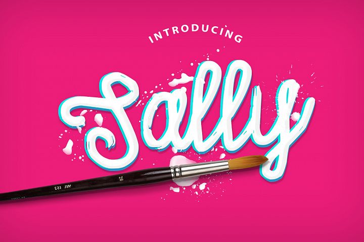Why Sally Script is the Perfect Hand Painted Font for Branding