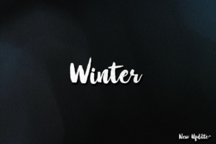 Winter Brush: The Perfect Script Handwritten Font for Makers